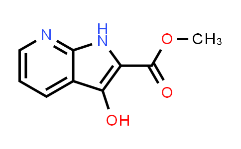 CAS No. 1204475-92-2, 1H-Pyrrolo[2,3-b]pyridine-2-carboxylic acid, 3-hydroxy-, methyl ester