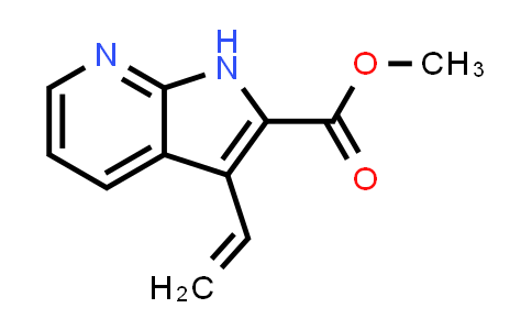 CAS No. 1204475-95-5, 1H-Pyrrolo[2,3-b]pyridine-2-carboxylic acid, 3-ethenyl-, methyl ester