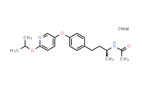 CAS No. 1204483-20-4, Acetamide, N-[(1S)-1-methyl-3-[4-[[6-(1-methylethoxy)-3-pyridinyl]oxy]phenyl]propyl]-