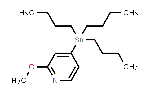 CAS No. 1204580-72-2, 2-Methoxy-4-(tributylstannyl)pyridine