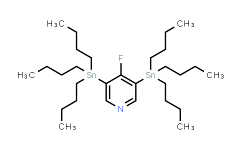 CAS No. 1204580-75-5, 4-Fluoro-3,5-bis(tributylstannyl)pyridine