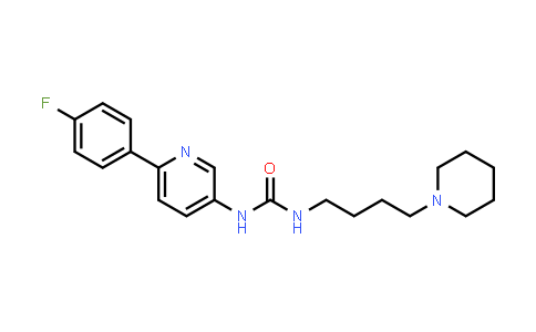 CAS No. 1204607-09-9, Urea, N-[6-(4-fluorophenyl)-3-pyridinyl]-N'-[4-(1-piperidinyl)butyl]-