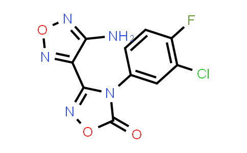 CAS No. 1204669-80-6, 3-(4-Amino-1,2,5-oxadiazol-3-yl)-4-(3-chloro-4-fluorophenyl)-1,2,4-oxadiazol-5(4H)-one