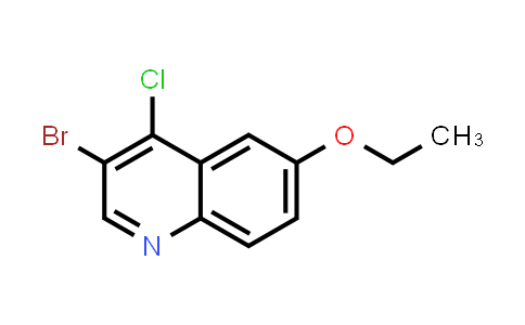 CAS No. 1204810-86-5, 3-Bromo-4-chloro-6-ethoxyquinoline