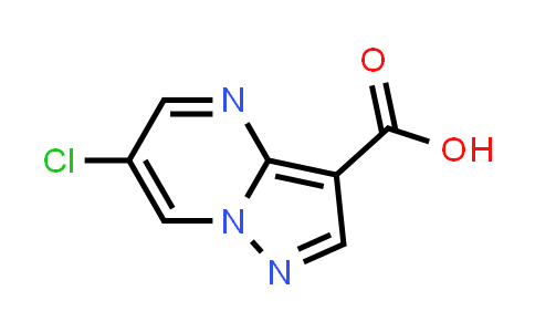 CAS No. 1204926-24-8, 6-Chloropyrazolo[1,5-a]pyrimidine-3-carboxylic acid