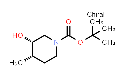 CAS No. 1205542-26-2, tert-Butyl (3S,4S)-3-hydroxy-4-methylpiperidine-1-carboxylate