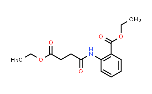 CAS No. 120572-43-2, Ethyl 2-(4-ethoxy-4-oxobutanamido)benzoate