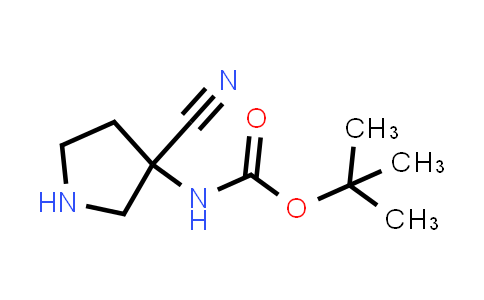 CAS No. 1205749-53-6, tert-Butyl N-(3-cyanopyrrolidin-3-yl)carbamate