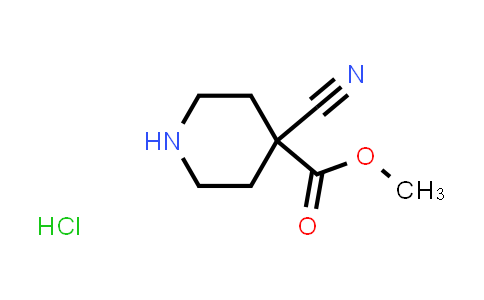 CAS No. 1205749-65-0, Methyl 4-cyanopiperidine-4-carboxylate hydrochloride