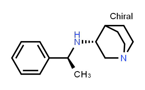 CAS No. 120577-33-5, (R)-N-((S)-1-phenylethyl)quinuclidin-3-amine