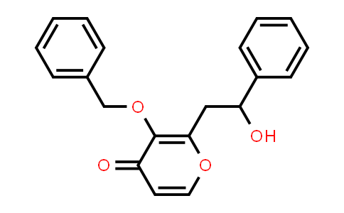 CAS No. 1206102-04-6, 3-(Benzyloxy)-2-(2-hydroxy-2-phenylethyl)-4H-pyran-4-one