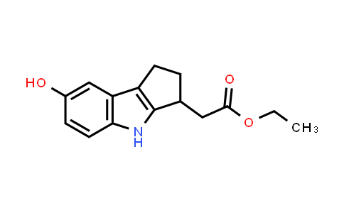 CAS No. 1206124-13-1, Ethyl 2-{7-hydroxy-1H,2H,3H,4H-cyclopenta[b]indol-3-yl}acetate