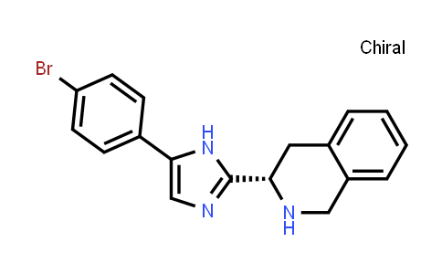CAS No. 1206191-85-6, Isoquinoline, 3-[5-(4-bromophenyl)-1H-imidazol-2-yl]-1,2,3,4-tetrahydro-, (3S)-