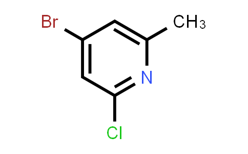 CAS No. 1206250-53-4, 4-Bromo-2-chloro-6-methylpyridine