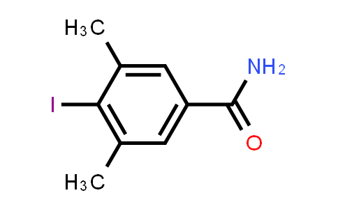 CAS No. 1206679-91-5, 4-Iodo-3,5-dimethylbenzamide