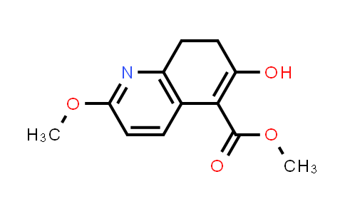 CAS No. 120686-00-2, Methyl 6-hydroxy-2-methoxy-7,8-dihydroquinoline-5-carboxylate