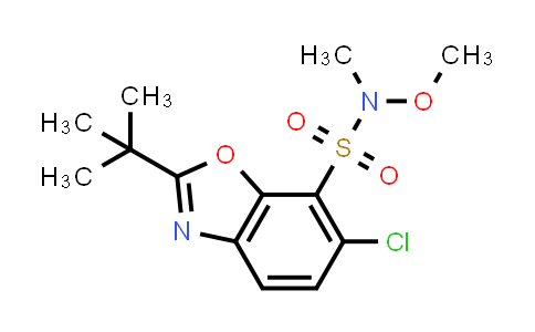 CAS No. 1206896-20-9, 2-(tert-Butyl)-6-chloro-N-methoxy-N-methylbenzo[d]oxazole-7-sulfonamide