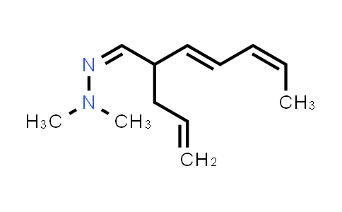 CAS No. 120696-89-1, (Z)-2-((3E,5Z)-2-Allylhepta-3,5-dien-1-ylidene)-1,1-dimethylhydrazine