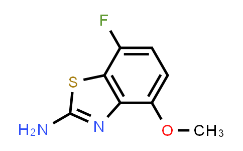 CAS No. 1206969-56-3, 7-Fluoro-4-methoxybenzo[d]thiazol-2-amine