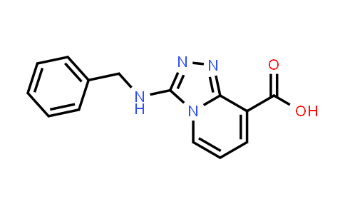CAS No. 1206969-97-2, 3-(Benzylamino)-[1,2,4]triazolo[4,3-a]pyridine-8-carboxylic acid