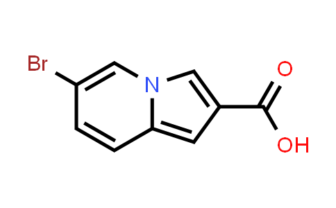 CAS No. 1206971-05-2, 6-Bromo-2-indolizinecarboxylic acid