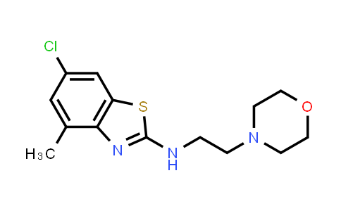 CAS No. 1206992-81-5, 6-Chloro-4-methyl-N-(2-morpholinoethyl)benzo[d]thiazol-2-amine