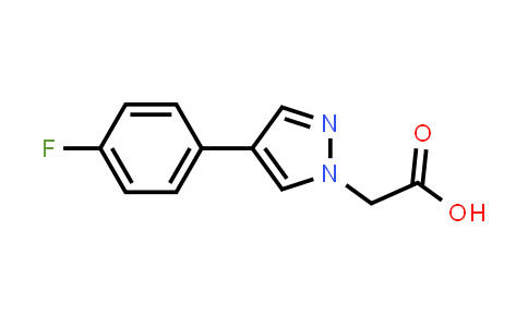 CAS No. 1206997-40-1, [4-(4-Fluorophenyl)-1H-pyrazol-1-yl]acetic acid