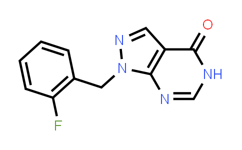 CAS No. 1207022-53-4, 1-[(2-Fluorophenyl)methyl]-1H,4H,5H-pyrazolo[3,4-d]pyrimidin-4-one