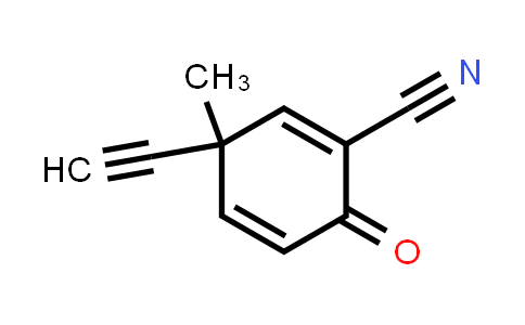 CAS No. 1207109-97-4, 1,4-Cyclohexadiene-1-carbonitrile, 3-ethynyl-3-methyl-6-oxo-