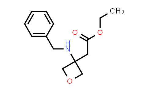 CAS No. 1207175-55-0, Ethyl 2-(3-(benzylamino)oxetan-3-yl)acetate