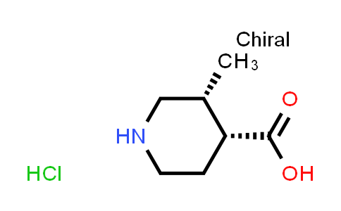 CAS No. 1207267-92-2, rel-(3R,4R)-3-Methylpiperidine-4-carboxylic acid hydrochloride