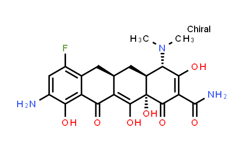 MC511484 | 1207283-60-0 | (4S,4aS,5aR,12aS)-9-Amino-4-(dimethylamino)-7-fluoro-1,4,4a,5,5a,6,11,12a-octahydro-3,10,12,12a-tetrahydroxy-1,11-dioxo-2-naphthacenecarboxamide