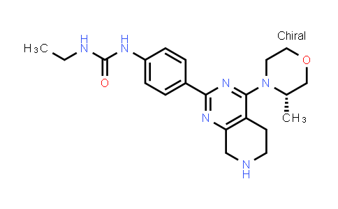 CAS No. 1207358-58-4, Urea, N-ethyl-N'-[4-[5,6,7,8-tetrahydro-4-[(3S)-3-methyl-4-morpholinyl]pyrido[3,4-d]pyrimidin-2-yl]phenyl]-