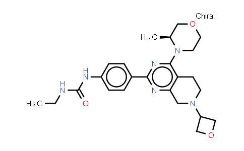 DY511491 | 1207360-89-1 | N-ETHYL-N'-[4-[5,6,7,8-四氢-4-[(3S)-3-甲基-4-吗啉基]-7-(3-氧杂环丁基)吡啶并[3,4-D]嘧啶-2-基]苯基]脲