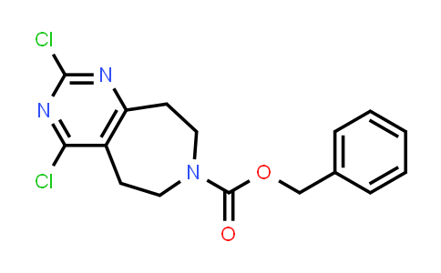 CAS No. 1207362-38-6, Benzyl 2,4-dichloro-5H,6H,7H,8H,9H-pyrimido[4,5-d]azepine-7-carboxylate