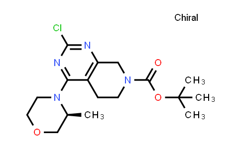 1207369-75-2 | Pyrido[3,4-d]pyrimidine-7(6H)-carboxylic acid, 2-chloro-5,8-dihydro-4-[(3S)-3-methyl-4-morpholinyl]-, 1,1-dimethylethyl ester