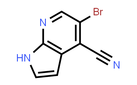 CAS No. 1207625-52-2, 1H-Pyrrolo[2,3-b]pyridine-4-carbonitrile, 5-bromo-