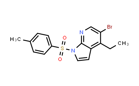 CAS No. 1207626-26-3, 5-bromo-4-ethyl-1-tosyl-1H-pyrrolo[2,3-b]pyridine