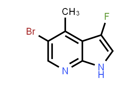 CAS No. 1207626-34-3, 5-bromo-3-fluoro-4-methyl-1H-pyrrolo[2,3-b]pyridine