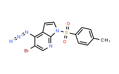 CAS No. 1207626-42-3, 1H-Pyrrolo[2,3-b]pyridine, 4-azido-5-bromo-1-[(4-methylphenyl)sulfonyl]-