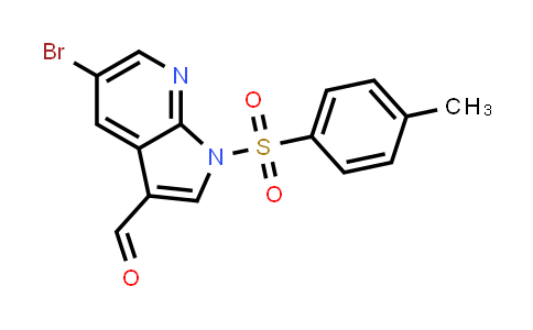 CAS No. 1207626-51-4, 5-bromo-1-tosyl-1H-pyrrolo[2,3-b]pyridine-3-carbaldehyde