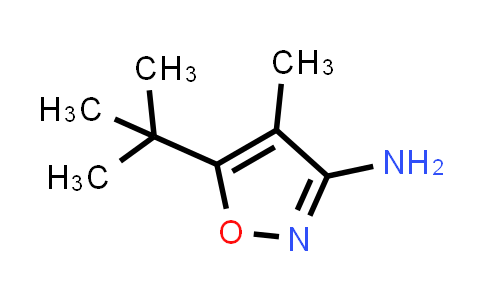 CAS No. 120771-20-2, 5-(tert-Butyl)-4-methylisoxazol-3-amine