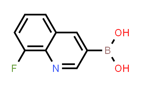 CAS No. 1207750-07-9, (8-Fluoroquinolin-3-yl)boronic acid