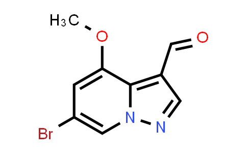 CAS No. 1207839-91-5, 6-Bromo-4-methoxypyrazolo[1,5-a]pyridine-3-carboxaldehyde