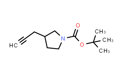 CAS No. 1207840-16-1, tert-Butyl 3-(prop-2-yn-1-yl)pyrrolidine-1-carboxylate