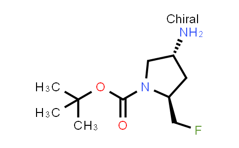 CAS No. 1207853-03-9, tert-Butyl (2S,4R)-4-amino-2-(fluoromethyl)pyrrolidine-1-carboxylate