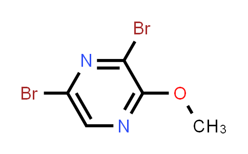 CAS No. 1207853-31-3, 3,5-Dibromo-2-methoxypyrazine