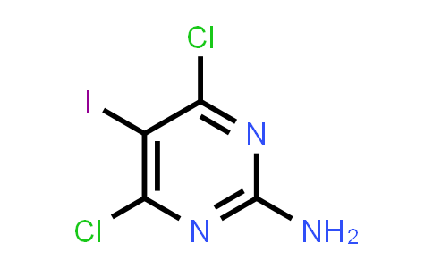 CAS No. 1208108-99-9, 4,6-Dichloro-5-iodopyrimidin-2-amine