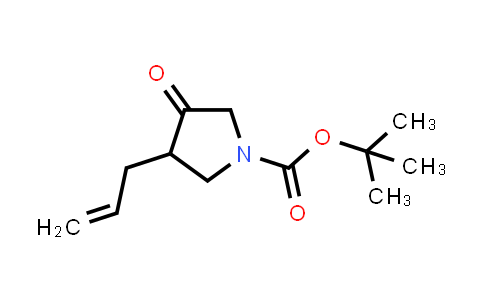 CAS No. 120871-73-0, tert-Butyl 3-oxo-4-(prop-2-en-1-yl)pyrrolidine-1-carboxylate