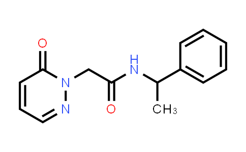 CAS No. 1208869-62-8, 2-(6-Oxo-1,6-dihydropyridazin-1-yl)-N-(1-phenylethyl)acetamide